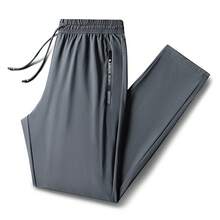 Pantalones informales de verano para hombre y mujer, Pantalón deportivo de secado rápido, color negro, 3XL - Negro 003 - Ver 10