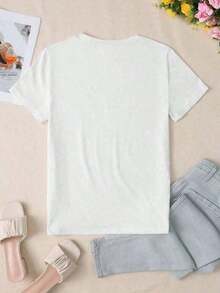 Soft Cherry Bow Mama PNG, Mom Png, Diseño de sublimación de camiseta estética femenina, Camiseta estampada de manga corta para mujer con cuello redondo y cinta para el Día de la Madre, Camisetas de mujer, Camiseta gráfica, Camisetas gráficas para mujer, Camiseta de verano, Camiseta casual, Camisetas de verano, Tops, Conjuntos de verano para mujer, Camiseta casual cómoda de manga corta con cuello redondo, blusas elegantes para dama - Blanco - Ver 2