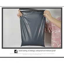 50 túi bưu phẩm poly màu hồng, túi tự dán bằng polyethylene dùng cho chuyển phát nhanh/đóng gói, dễ dàng niêm phong và sắp xếp, phù hợp cho đóng gói chuyển phát nhanh. - A-Hồng - Xem 6