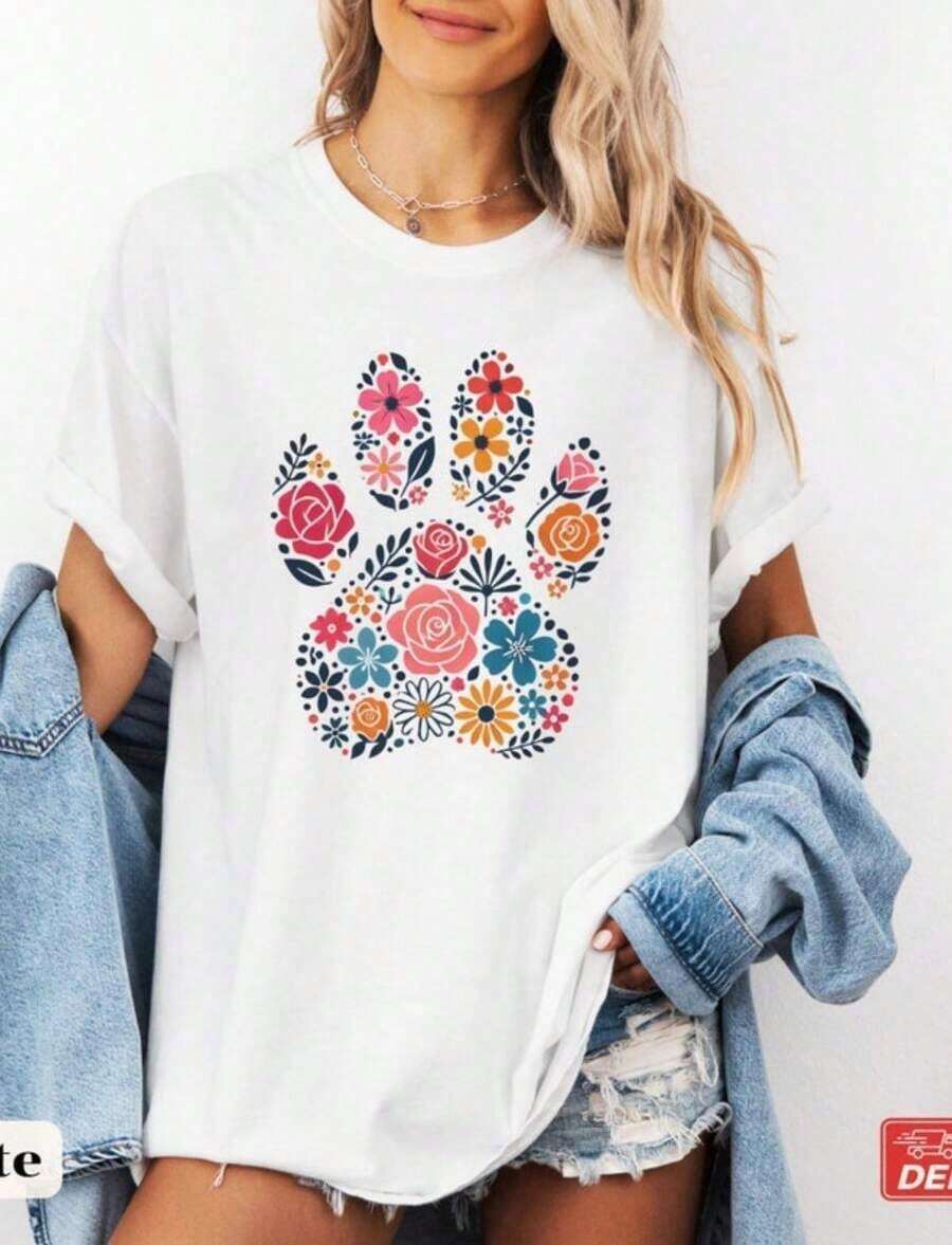 1 camiseta de perro adorable, camiseta "Fácilmente Distraído por los Salchichones", camiseta divertida para amantes de los perros salchicha, camiseta para mamá de perro salchicha, regalo para dueño de perro adorable, camiseta con gráfico de salchicha, 180g 100% algodón, los diseños están impresos. Unisexo. - Blanco 10 - Ver 1