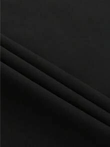100% Pure Short-Sleeve T-Shirt With A Relaxed Fit, Perfect For Summer, Featuring A Round Neck And A Loose, Stylish Design That Is Versatile For Women. - Black - View 3