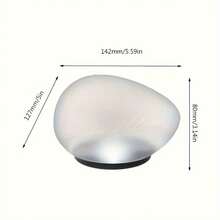 1pc Solar Powered Rock Shaped LED Light, Automatic On/Off No Wiring Required Spherical Atmosphere Light, Indoor/Outdoor Decorative Light, Suitable For Garden Path Patio Tabletop, Christmas Halloween Holiday Decoration - Stone Lamp - View 10