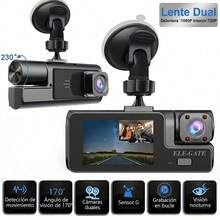 DVR Camera (Front + Indoor) With 2.0" Compact Screen, IR Night Vision With 3 Cameras - A - View 7