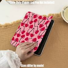 3-Fold High Transparency Acrylic Protective Case With Pen Slot. Cute Fresh Unique 3-Fold High Transparency Acrylic Design. Cute Fresh Unique 3-Fold High Transparency Acrylic Protective Case. Tablet Protective Case Features: 3-Fold Stand Design, Smart Sleep/Wake Function - Multicolor - View 5