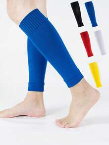 1 Pair Kids Sports Leg Sleeves, Compression Leg Warmers Suitable For 8-15 Years Old Boys, Suitable For Football, Running, Skipping, First Day Of School - Multicolor - View 2