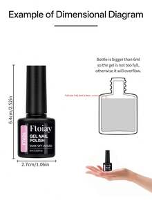 6-Color Nail Gel Polish Set, Multiple New Style Combinations, Long-Lasting Removable Soak-Off UV/LED Gel, Semi-Permanent Effect, Versatile Color Palette Full Set, Professional Nail Tools, Best Partner For Manicure - 01 - View 6