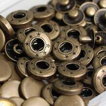 12 Set Leather Snap Fasteners Kit, 15mm Metal Snap Buttons Kit Press Studs With 4 Install Tools, Rivets And Snaps For Clothing, Jeans, Jackets, Bracelets, Bags - Multicolor - View 3