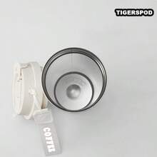 (17oz/500ML)Termo Cup,Collage de Jennie Patrón Vaso Con Popote,Material de Acero Inoxidable de Doble Capa,Con Tapa para Popote,Diseño Antiderrames,Mantiene Caliente 12 Horas,Mantiene Frío 24 Horas Botella de agua,El Regalo Ideal - Negro - Ver 8