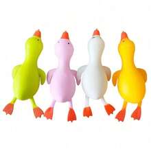 1pc Viral Duck Squishy Toy Stress Relief Squeeze Toy Flour Ball Texture Slow Rebound Decompression Toy Soft Flexible Touch Portable Relaxing Fidget Toy Creative Cartoon Design Anxiety Relief Toy For Daily Leisure Office Desk Decor Bag Pendant Ornament Party Favor Holiday Gift Birthday Gift Small Gift For Friends Classmates Colleagues - Nhiều màu - Xem 3