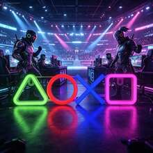 1pc Creative Geometric Gamepad & Alien Planet Neon Sign Decor, LED Neon Art Decoration Suitable For Gaming Room, Bar, Computer Room, Shop, Multifunctional Wall Hanging Decor With Switch Control, USB Powered, Plastic Material, Great For Bedroom, Gaming Area, Birthday Gift - Multicolor - View 4