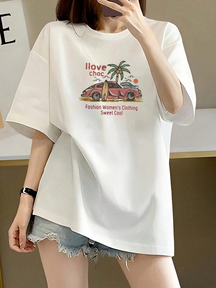 Women T-Shirts - White - View 1