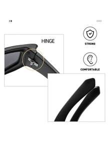 1 chiếc kính râm gọng hẹp dành cho nữ, kiểu dáng đường phố chất lượng cao, thích hợp sử dụng hàng ngày, đi làm, lái xe, du lịch và đi nghỉ mát. - Nhiều màu - Xem 9