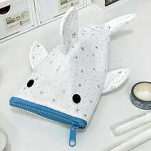 Hộp bút hình cá mập Little Shark Creative Shark: Hộp đựng văn phòng phẩm dễ thương và vui nhộn với dung lượng lớn dành cho học sinh. - Hộp bút hình cá mập - Xem 8