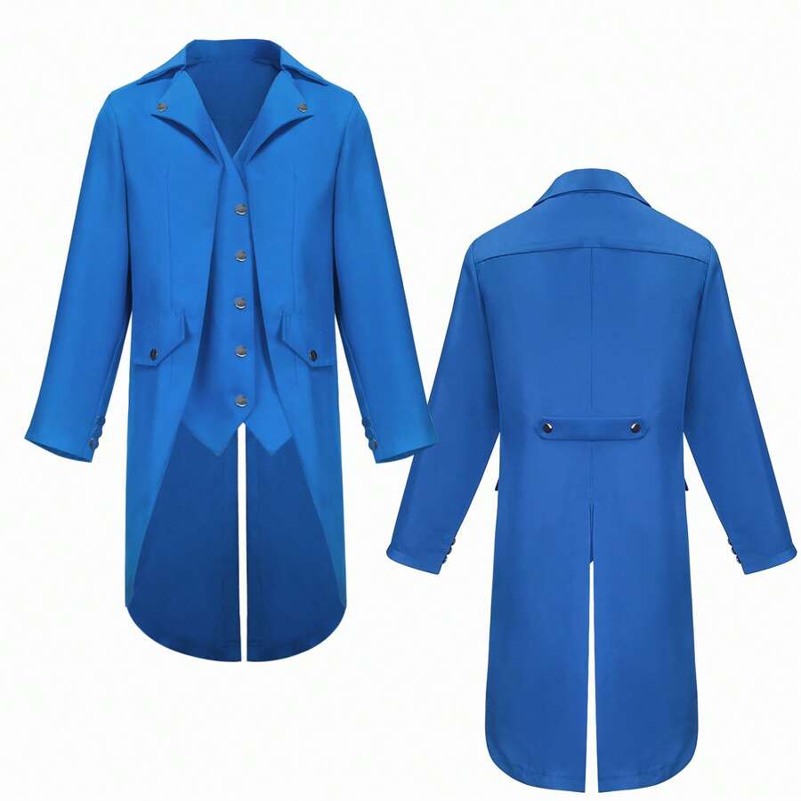 Stage Dance Wear - Blue Tuxedo - View 1