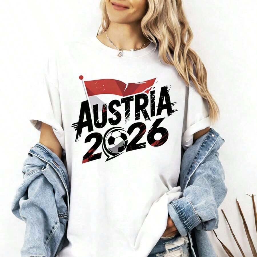 France 2026 Supporter T-Shirt, Football Fan T-Shirt With French Flag, 2026 World Cup Supporter Shirt, Gift For The French National Team. Women's T-Shirts - 白色 4 - 查看 1
