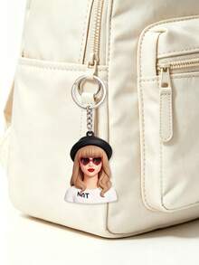 Asmodee 2D Taylor Swift "Miley Cyrus" PVC Keychain For School Bag Hanger - Great Accessory For Daily Wear And Collection As A Memento For Fans. Tour Souvenir For The Era. Bag Hanger. - Multicolor - View 7