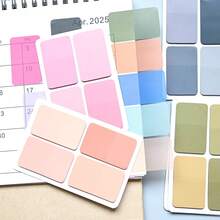80 Mini Sticky Notes, 4 Colors. Portable Student Note-Taking Sticky Notes, Self-Adhesive And Easy To Use, Suitable For Office, Home, And School. Multiple Styles Available. A Handy Office Assistant, School Supplies, And A Must-Have For Back To School. - Square Sticky Note - View 6