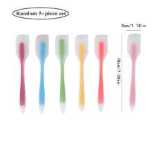 5pcs Multi-Color Premium Silicone Spatula Set, Non-Stick Heat Resistant Kitchen Tools, Dishwasher Silicone Scraper, Suitable For Cooking & Baking, Compatible With Cake Molds - Multicolor - View 19