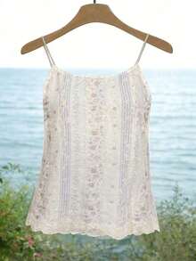 Camiseta elegante de diseño de nicho para mujer, de verano - Morado - Ver 1