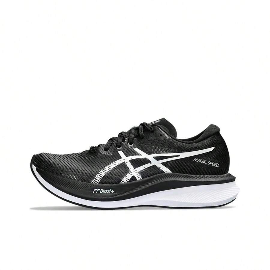 ASICS Magic Speed 3.0 Sportkomfort Laufschuhe mit niedrigem Schaft, Damen, Schwarz und Weiß - 1012B518-001 - Übersicht 1