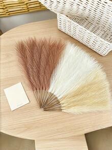 3/9/18 Stück künstliches Schilf 55 cm/21,65 Zoll flauschige simulierte Blume, weiß, beige, braun, künstliches Schilf, Nachahmung Pampasgras zum Befüllen von Bodenvase, ländlicher Stil Dekoration, Heim Küche Boho Dekoration, Raumdekoration, Hochzeitsdekoration, Valentinstag Dekoration, Valentinstag, Geschenk, Geburtstagsgeschenk - 55 cm - Übersicht 3