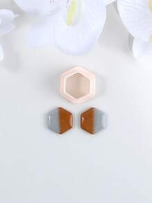 Mini Geometry Clay Cutters Molds, 11 Style Geometry Clay Cutters For Polymer Clay Earrings Bracelets Necklaces Making, DIY Clay Tools, Earring Making Kit - Geometry - View 10
