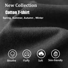 Camiseta de Verano Premium Estampada para Mujer, 100% Algodón, Unisex, con Estampado de Ojos Bonitos, Estilo Brujero, Místico, para Halloween - Negro - Ver 3
