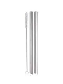 Bộ 3/7/13 ống hút tái sử dụng bằng thép không gỉ, miệng rộng, vát cạnh (9.84 inch * 0.5 inch), ống hút dày dùng cho trà sữa trân châu, thích hợp cho cà phê, nước ép, đồ uống, trà sữa. - Xem 8