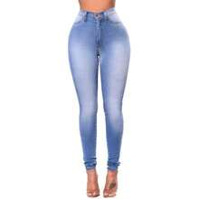 Women's Slimming Stretch Denim Jeans - Medium Blue - View 12