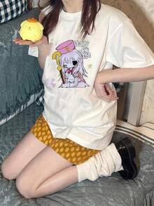 Women T-Shirts - [White] - View 1