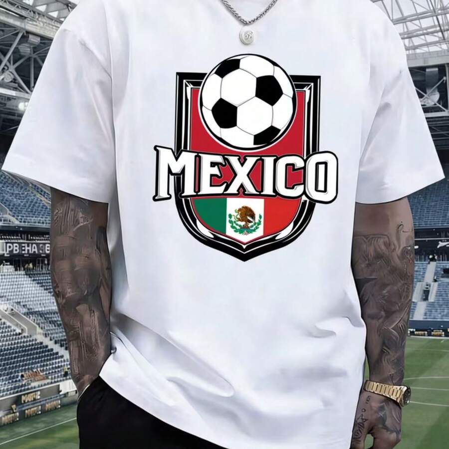 Printed T-Shirt For Men And Women - White - View 1