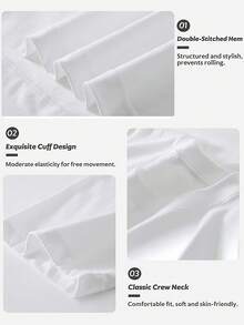 Women's T-Shirt With A Humorous And Sarcastic Cow Slogan - "Admit It... Life Would Be So Boring Without Me" - Casual White Graphic Tee With A Round Neck And Short Sleeves, Machine Washable, All-Season Comfort, Cow Print Tee, Comfortable Clothing, Fun Design - 白色的 - 查看 3
