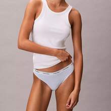 Calvin Klein Icon Logo Bikini QD5044 - 微風藍 - 查看 1