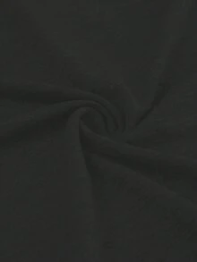 Plus-Size Women'S Printed T-Shirt - 黑色 - 查看 5