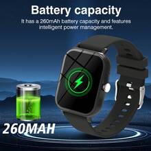 Smartwatch With Wireless Call/Dial, Multiple App Notifications, Suitable For Men & Women, Sports Watch, Customizable Wallpaper, Music Control, Compatible With IOS/Android - Multicolor - View 4