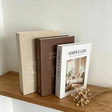 3件/2件/1件 仿真書飾品，時尚書籍，國際城市名稱可折疊仿真書飾品。時尚家居風格，適用於各種場景（房間裝飾、家居裝飾、臥室裝飾、客廳裝飾、辦公室裝飾、浴室裝飾、桌面裝飾、電視櫃、走廊、書架）各種節日禮物。 - 彩色 - 查看 11
