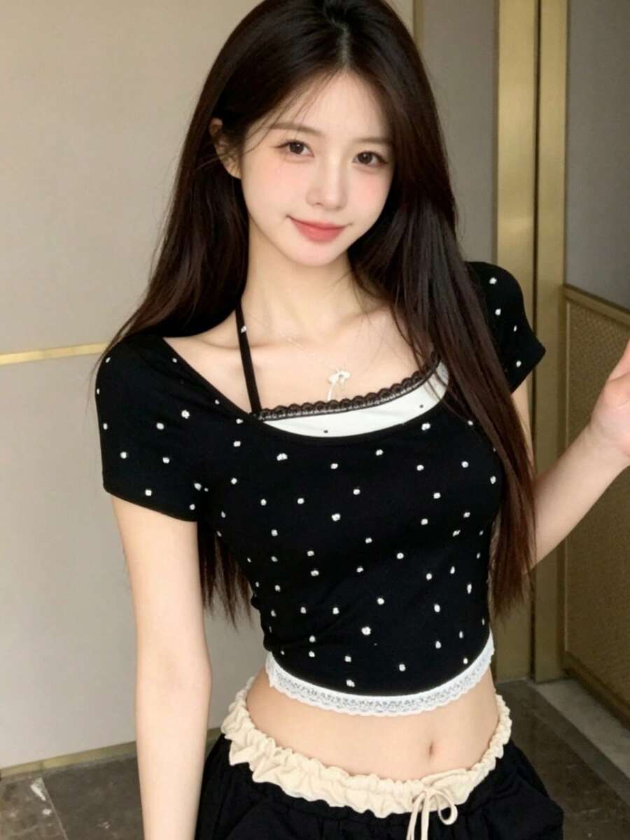 Women Tops - Black - View 1
