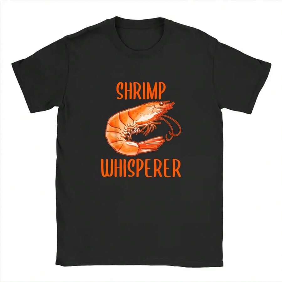 Printed T-Shirt For Men And Women - Black - View 1