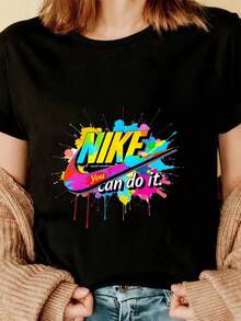 Women T-Shirts - Black - View 3