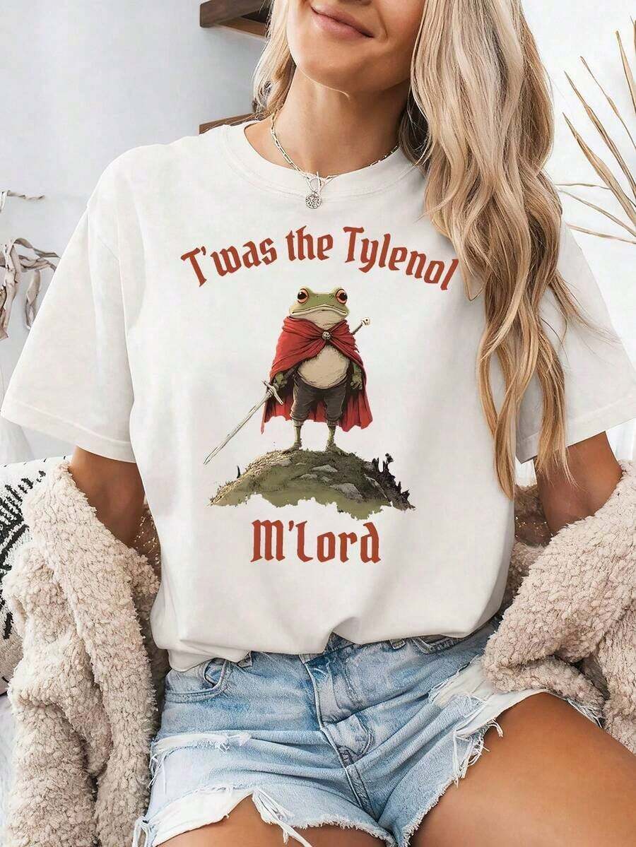 He Was The Lord: Funny Liberal Anti-RFK Jr. Frog Meme, Anti-T-Shirt - White - View 1