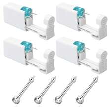 1/2/3/4PCS Nose Piercing Gun Built-In White Diamond Nose Studs Self Nose Piercing Kit Nose Piercing Gun Kit - White - View 12