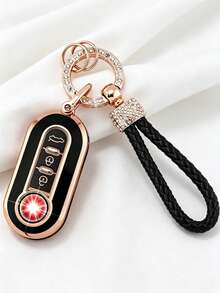 1pc Soft TPU Car Key Fob Cover/Protector Case, Suitable For Fiat 500, Peugeot, Buick, Iveco, Olsen Car Key Remote Control Shell, Anti-Drop, Anti-Dust, Elegant High-End Key Holder, Also Suitable For Women Gifts For Mother, Father, Graduation, And Teacher - one-size - View 20