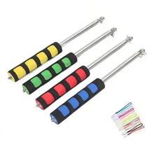 2m Retractable Flagpole, Red, Portable For Events And Parades - 1 - View 8