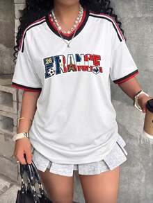 Camiseta de fútbol de la selección nacional de México para mujer - Ropa para aficionados al fútbol mexicano - Fácil de lavar y mantener para uso diario. - Blanco-2 - Ver 3