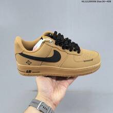 AIR Wheat Black Low-Top Sneakers With Chunky Laces, Classic Casual Shoes With Air Cushion, Comfortable Footwear For Streetwear & Daily Wear - Brown - View 1
