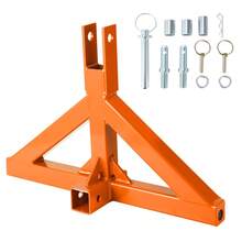 2-Inch 3-Point Drawbar Adapter, Compatible With Cat 1 Tractor Trailer, 3-Point Hitch Receiver, Trailer Ball Mount, Standard Category Tractors - A - View 9
