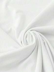 Camiseta de manga corta y cuello redondo informal con estampado de cerezas, para verano - Blanco 4 - Ver 5