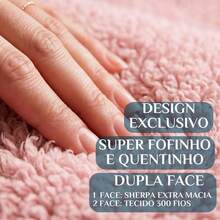 Coberdom Super King Sublime Inverno Pesado Super Quente Luxo - Rosa Bebê - Visão 3
