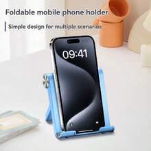 Soporte plegable de escritorio portátil, adecuado para teléfonos y tabletas - Verde - Ver 1