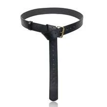 Bộ 2 chiếc thắt lưng da PU thời Trung cổ Phục hưng, thắt eo, + thắt lưng váy leo núi, phụ kiện trang phục hiệp sĩ Viking, thích hợp cho phụ kiện hóa trang Halloween, bộ phụ kiện trang phục nữ. - A - Xem 6